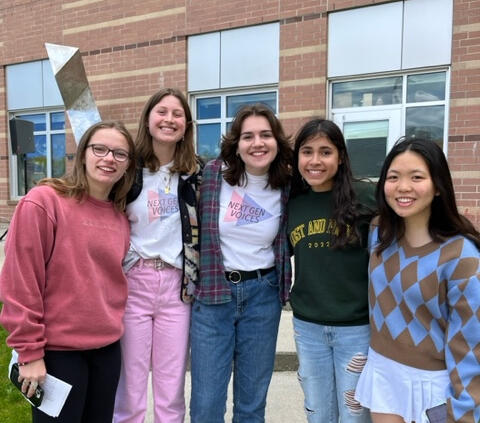 Our super awesome club officers at creative minds!